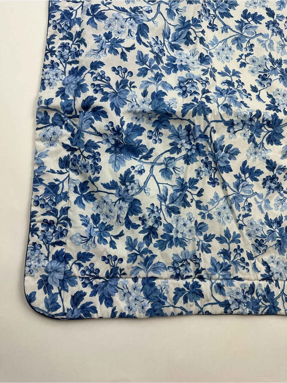 Laura Ashley Cottagecore Blue Floral Standard Pillow Sham